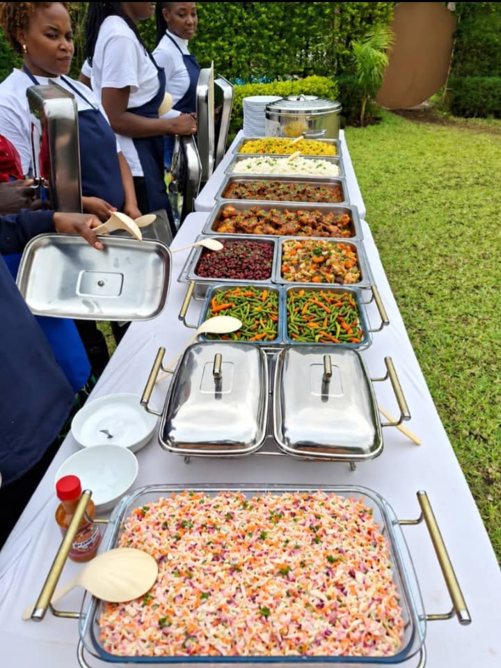 Wedding luncheon buffet by Emmy Ketitui Catering